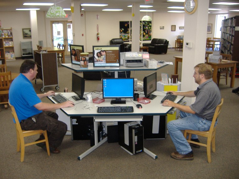 Mike and Tony Install Computers